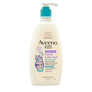 艾惟諾（Aveeno）美版兒童防敏感洗面奶沐浴露二合一 532ml 可用于面部清潔滋潤
