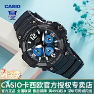 卡西歐（CASIO） 男表女表卡西歐手表男女情侶表學生時尚運動表太陽能雙顯電子表 MCW-100H-1A2VDF多啦A夢