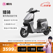 愛瑪（AIMA）【門店自提】獵騎新國標長續(xù)航電瓶車成人男女代步豪華電動車電動自行車 到店自提選色