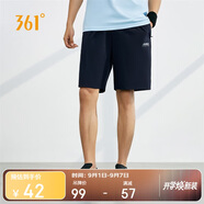 361°短褲夏季男休閑褲男跑步寬松戶外健身運動褲五分褲652124711-2