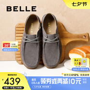 百麗七夕踩后跟兩穿休閑鞋男25春新舒適百搭勃肯鞋戶(hù)外工裝鞋D4S01AM5 深灰 43 (265mm)