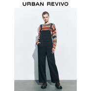 UR2025秋季新款女裝休閑百搭復古工裝風(fēng)背帶褲UYL650047