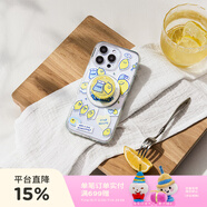 PopSockets【完美一日·手機殼】泡泡騷x Second Morning早安檸檬聯(lián)名系列手機保護套卡通防摔磁吸生態(tài)手機殼 檸檬拼貼 iPhone 17