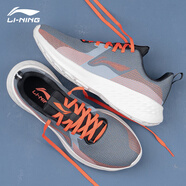 李寧（LI-NING）男鞋跑步鞋夏季網(wǎng)面透氣跑鞋低幫減震黑色男款休閑鞋子運(yùn)動(dòng)鞋 紅色-4 40