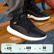 adidas FUSION STORM 2.0加絨保暖中幫運動鞋男女秋冬阿迪達斯 黑色/亮白   42  