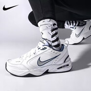耐克（NIKE）男鞋2025秋季新款A(yù)ir Monarch M2K老爹鞋經(jīng)典休閑運(yùn)動(dòng)鞋跑步鞋潮 415445-102/經(jīng)典銀白 42