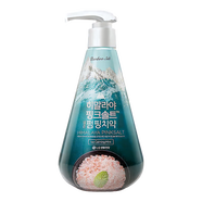 竹鹽韓國LG竹鹽喜馬拉雅粉鹽派繽按壓式液體牙膏竹鹽派濱清幽花香 （冰澈薄荷）285g保質(zhì)期26.9.4