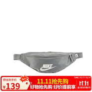 耐克（NIKE）男女腰包 單肩包斜挎包胸包休閑包DB0490-084 灰色