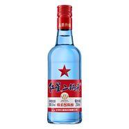 紅星二鍋頭北京 藍瓶綿柔8陳釀 清香型白酒 純糧釀造酒 口糧酒 53%vol 250mL 1瓶 藍八
