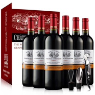 圖利斯法國原酒進(jìn)口紅酒 圖利斯系列 干紅葡萄酒節日禮品 750ml 整箱6支