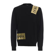 杜嘉班納（Dolce&Gabbana）圓領(lǐng)毛衣男保暖舒適親膚耐磨純貼牌設(shè)計簡約風(fēng)格高端材質(zhì) 黑色 均碼 |IT-52