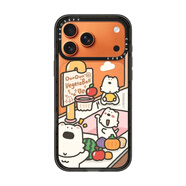 依云諾【殼膜套裝】可愛(ài)卡通適用于iPhone17promax星宇橙色手機殼 小眾16Pro創(chuàng  )意15磁吸蘋(píng)果防摔保護殼硬 【小狗三分王】原版黑框 iPhone17Pro