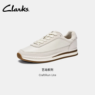 Clarks其樂復(fù)古時尚潮流運動男鞋舒適板鞋休閑跑鞋情侶男士休閑鞋 白色-女款 261853184 【皮質(zhì)鞋面】 36