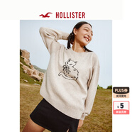 HOLLISTER【反季優(yōu)惠】24秋冬款美式費(fèi)爾島針織衫女裝KI350-4283 淺棕色 XL (170/108A)