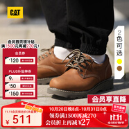CAT卡特休閑皮鞋工裝鞋男鞋經(jīng)典款工作鞋P721418N3EMC25/18 淺棕色 39