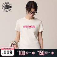 PALLADIUM帕拉丁上衣時尚潮流獨特印花女款短袖T恤1911416 棉花糖色 M