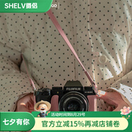 攝侶富士xt5保護套xs20相機包xt30二代xt50皮套x100vi保護套xh2s底座xt20相機套xh2x皮殼xt10牛皮配件 XS20納帕紋粉真皮保護套+墊肩牛皮肩帶