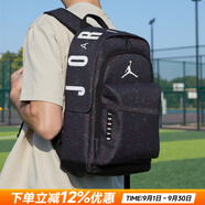 耐克（NIKE）雙肩包男包 25夏季新款Jordan運動(dòng)包AJ休閑包滿(mǎn)天星學(xué)生書(shū)包背包 JD2133032GS-005/30*17*49 MISC