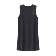 溥畔2025年新款時(shí)尚潮流女裝大碼秋冬毛呢裙無(wú)袖背心裙百搭波點(diǎn)連衣裙 深灰色 M[90-115斤] 均碼