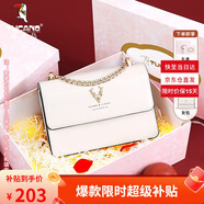 啄木鳥（TUCANO）包包女款2025年牛皮鏈條小方包單肩斜挎包實用教師節(jié)老師禮物