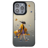 OLOEY愛(ài)羽殼羽毛球主題適用于蘋(píng)果15手機殼新款iphone15pro保護套鐳射 黑色 iPhone16
