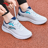 安踏男鞋運動(dòng)鞋男秋冬季軟底耐磨防潑水皮面跑步鞋減震戶(hù)外休閑鞋子男