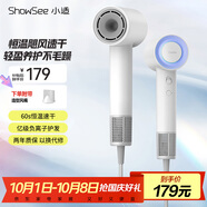 小適（showsee）高速電吹風(fēng)機/家用風(fēng)筒/高濃度負離子護發(fā)/大風(fēng)力速干降噪/無(wú)刷電機 青春版 AP16-W 女生七夕禮物