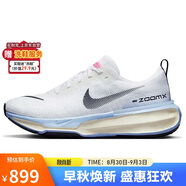耐克NIKE男子跑步鞋泡棉ZOOMX INVINCIBLE運動鞋DR2615-100白藍40