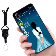 馳漢牌 適用vivo X23手機殼 適用vivoX23幻彩版保護套 全包防摔磨砂個性卡通軟殼 忠于自己+掛繩 vivoX23標準版【V1809A】
