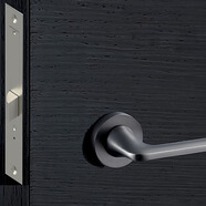 Armstrong隱形門鎖密室門電子鎖暗門鎖格柵隱形門電子鎖阿姆斯壯鎖ARMSTONG 鎖體+鈦灰把手左開門 刷卡+手機NFC+遙控版本(電池可用6個月)