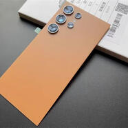 三星（SAMSUNG）手機適配S24Ultra裝手機玻璃后蓋s24電池后殼 s24+外殼9280配件 三星s24ultra【鈦霞橙】原廠(chǎng)原封