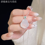 KZD老鳳凰佛公項鏈配飾女輕奢小眾鎖骨鏈白玉髓吊墜毛衣項馬年禮物 佛公項鏈 款式A 毛絨