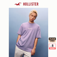 HOLLISTER【涼感】25夏季經(jīng)典LOGO情侶T恤男裝女裝KI323-5272 淺紫色 XS (170/84A)