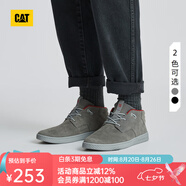 CAT卡特休閑鞋男士CODE系列戶外百搭中幫鞋拼色板鞋休閑靴七夕禮物 灰色 41