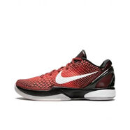 AJNIKERNIKE AIR【滅世純原】Zoom Kobe科比6實(shí)戰籃球鞋男女同款低幫運動(dòng) 白黑紅 40