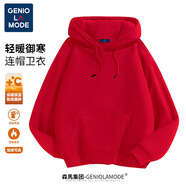 GENIOLAMODE品牌美式復古連帽衛衣男秋季薄款歐美高街潮ins長(cháng)袖休閑上衣