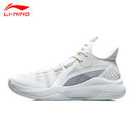 李寧（LI-NING）籃球鞋新款韋德之道3全城5音速9閃擊7馭帥12進 0標準白/熒光粉綠  027米白色 39