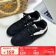 361°運動(dòng)扁扁鞋女秋冬季新款薄底T頭德訓鞋休閑板鞋子女682546718-4