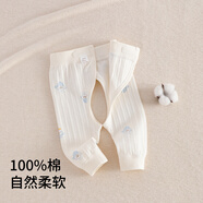 新生寶寶初秋褲子女0一3個(gè)月嬰兒純棉開襠褲男分體秋褲冬季打底褲 【純棉親膚】H503藍(lán)帽熊 59 碼 1-3個(gè)月寶寶