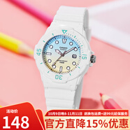 卡西歐（CASIO）手表 學(xué)生兒童表 百搭時尚 防水夜光指針考試手表 LRW-200H-2E2