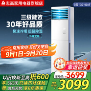 志高CHIGO 定頻冷暖 立柜落地式空調(diào)柜機(jī) 節(jié)能省電急速冷暖大風(fēng)量客廳除濕 空調(diào)家用 3匹 三級(jí)能效 定頻冷暖