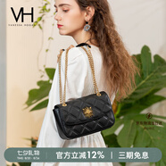 VANESSA HOGAN VH女包茵然軟包系列太陽神斜挎包菱格鏈條腋下單肩包包七夕禮物