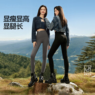 SIINSIIN【專享】鯊魚褲女外穿健身2024款高腰提臀收腹打底褲5.0塑身褲 【超暖】顯瘦黑 L （111-125斤）