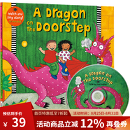 A Dragon on the Doorstep 臺階上的恐龍 英文原版兒童繪本 Barefoot Books 廖彩杏有聲書(shū)單 附CD 常青藤爸爸推薦 邊聽(tīng)邊學(xué) 親子教育互動(dòng)啟蒙學(xué) 綠山墻