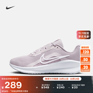 耐克女子透氣公路專業(yè)跑步鞋秋季緩震NIKE DOWNSHIFTER 13 FD6476 007灰紫/白色/塵光子色 36.5
