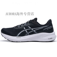亞瑟士（asics）GT-1000 13運動鞋男鞋春季新款減震透氣跑步鞋跑鞋 1011B858-003/主圖款/黑色/白色/ 42