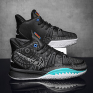 CLENIKEED籃球鞋歐文9低幫運動鞋科比網(wǎng)面透氣球鞋青少年實戰(zhàn)學生比賽戰(zhàn)靴 黑白8088NIKE 43 _執(zhí)行標準送球星手環(huán)