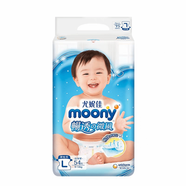 MOONY尤妮佳moony暢透寶寶紙尿褲NB/S/M/L/XL碼透氣尿片尿不濕 紙尿褲L54片