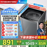小天鵝（LittleSwan）波輪全自動(dòng)洗衣機懶人家用 10公斤銀離子除菌 TB100PURE6全景玻璃阻尼門(mén)蓋 家電國家補貼 以舊換新