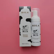 HOLA赫拉雪膚煥白潔面慕斯150ml 氨基酸牛奶洗面奶清潔新款 雪膚潔面慕斯奶香-國產(chǎn)150ml